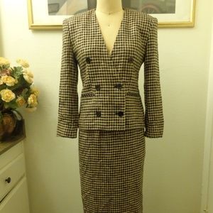 Jones New York Vintage Houndstooth Suit